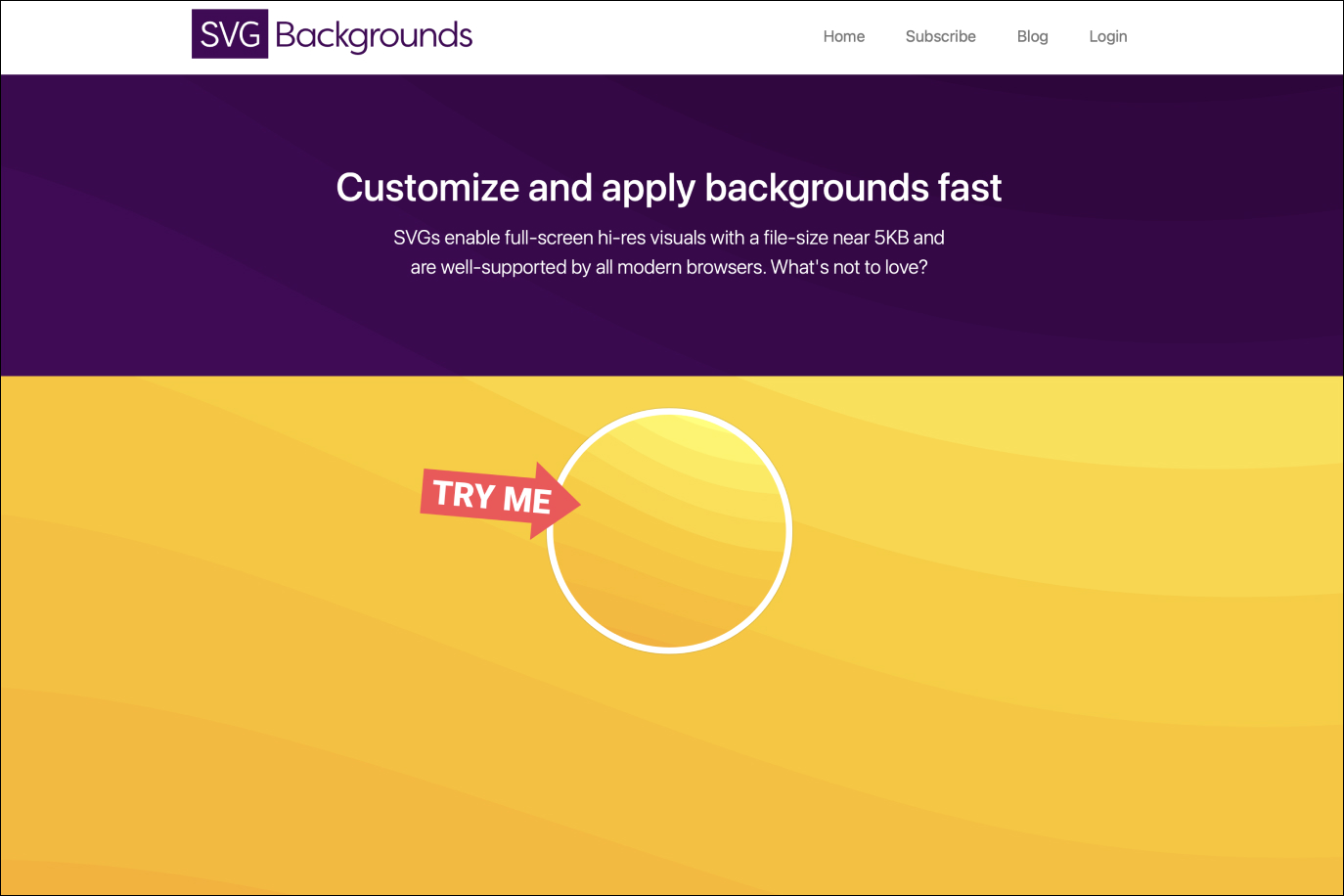 Customize and apply backgrounds fast