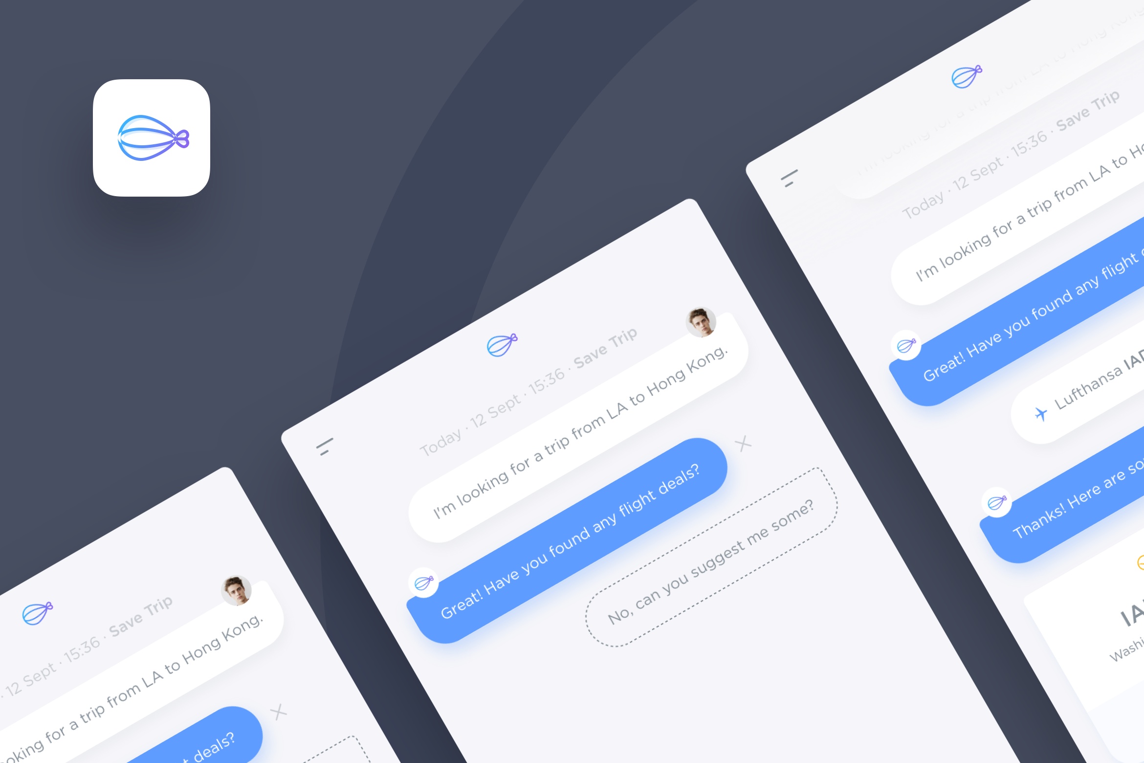 Приложение мессенджер. UI Messenger Template.